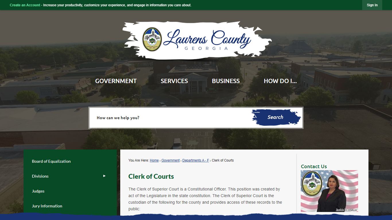 Clerk of Courts | Laurens County, GA